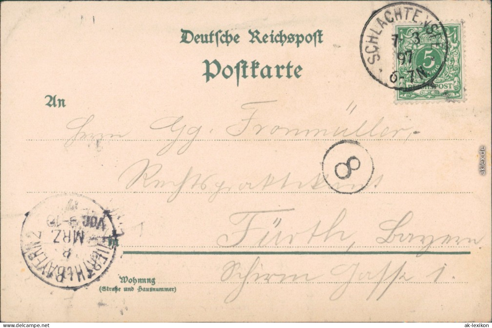 Ansichtskarte Steglitz-Berlin Wirthaus Hohenzollern - Litho 1897  - Steglitz