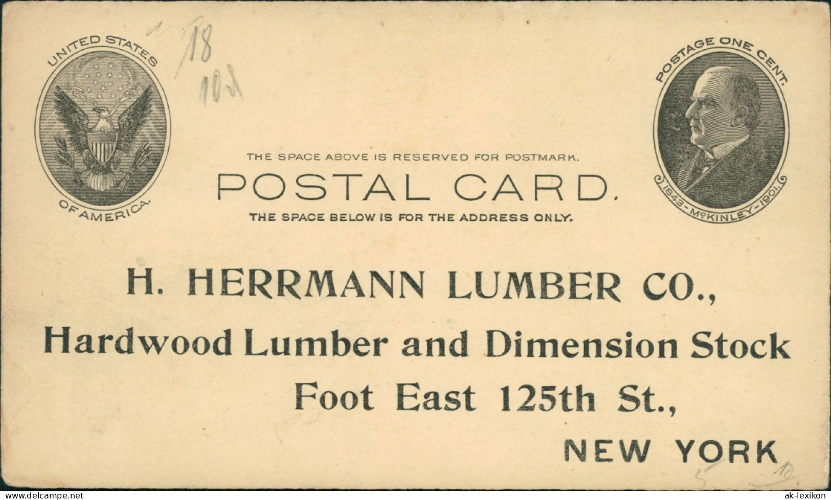 New York City H. Herrmann Lumber Co., Hardwood Lumber Dimension Stock 1910 - Other & Unclassified