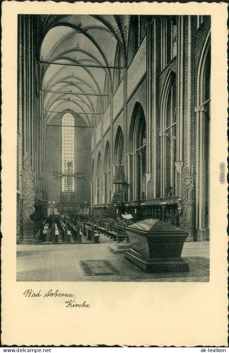 Ansichtskarte Bad Doberan Innenansicht - Kirche 1932  - Bad Doberan