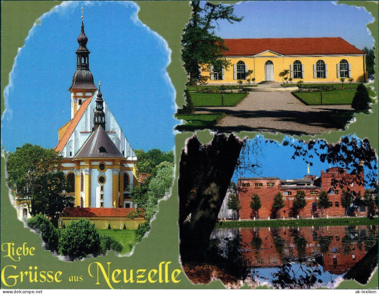 Neuzelle Gruss Aus Neuzelle, Mehrbildkarte Mit 3 Foto-Ansichten 2000  - Neuzelle