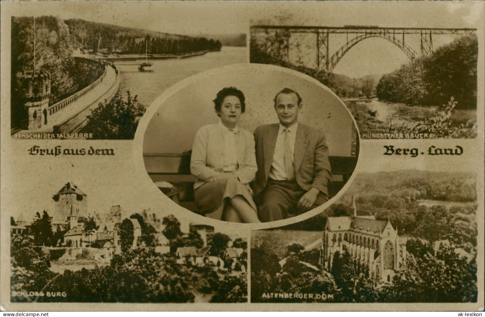 Ansichtskarte Remscheid Gruss Aus Dem Bergischen Land 1934  - Remscheid