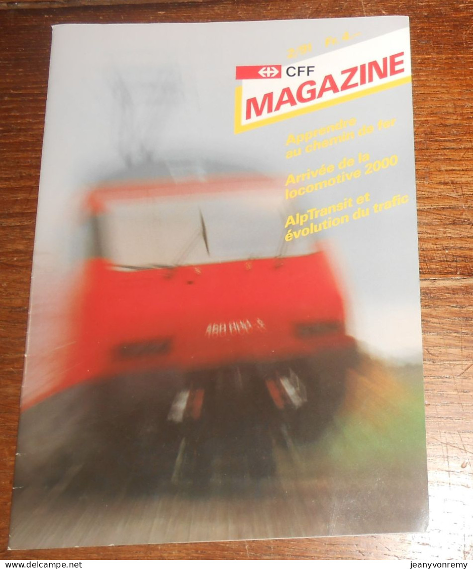 CFF Magazine. Février 1991. - Trains