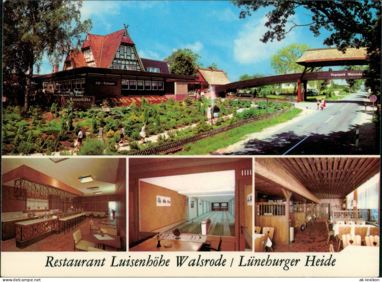 Walsrode Restaurant Luisenhöhe, Außen- Und Innenansichten 1974 - Walsrode