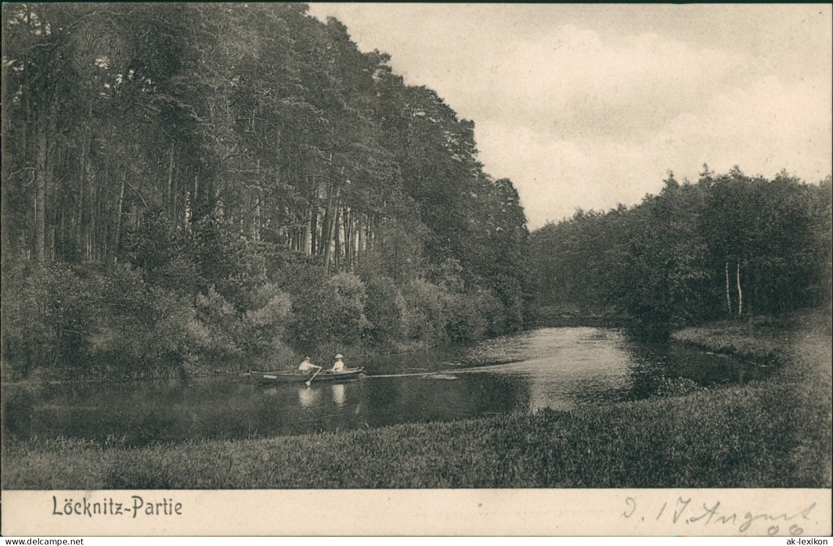 Ansichtskarte Erkner Partie An Der Löcknitz 1913 - Erkner