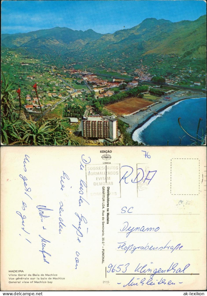 Machico Vista Geral Da Baia De Machico/General View Of Machico Bay 1975 - Otros & Sin Clasificación