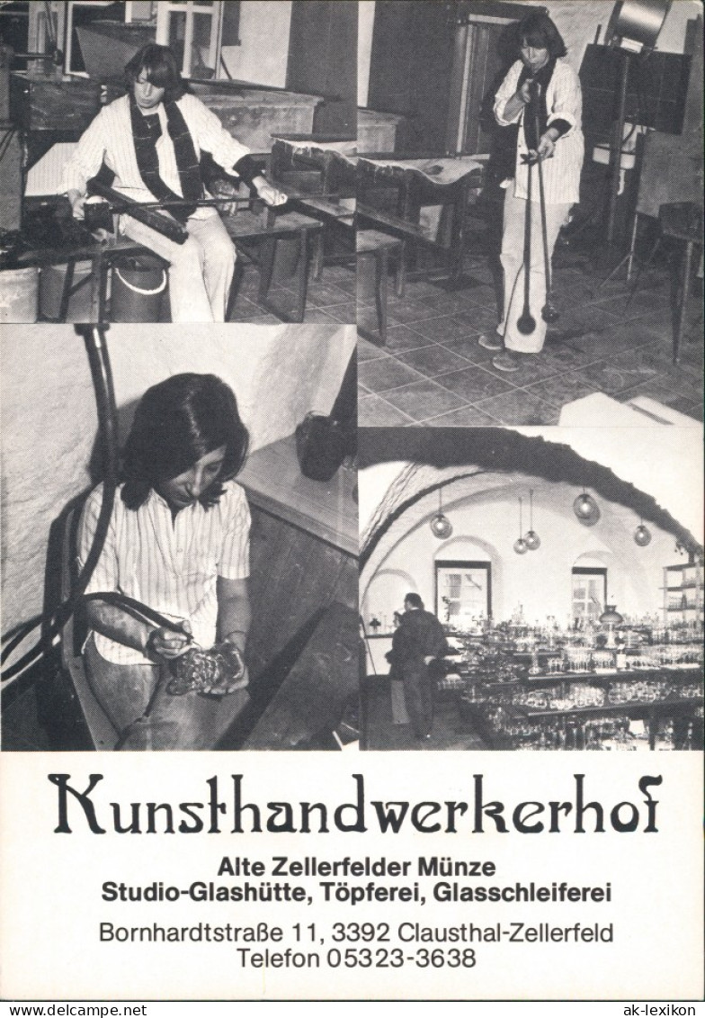 Clausthal-Zellerfeld Kunsthandwerkerhof Alte Münze Töpferei Schleiferei 1960 - Clausthal-Zellerfeld