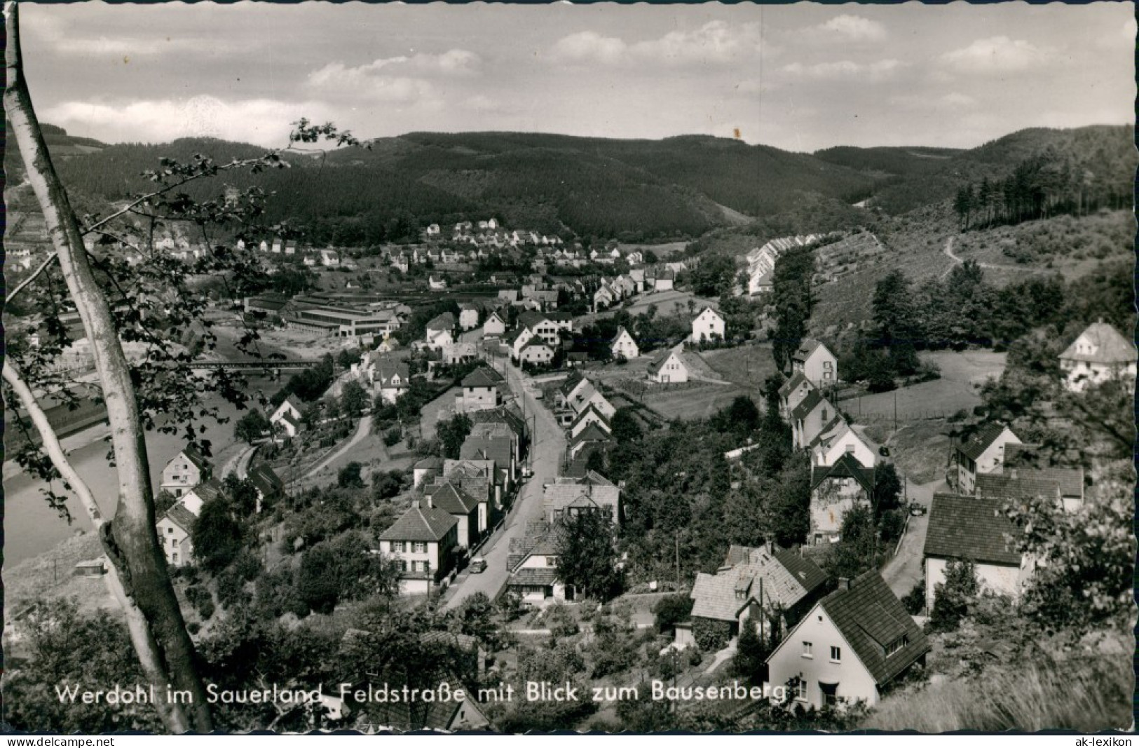 Ansichtskarte Werdohl Stadt - Straßenblick 1963 - Werdohl