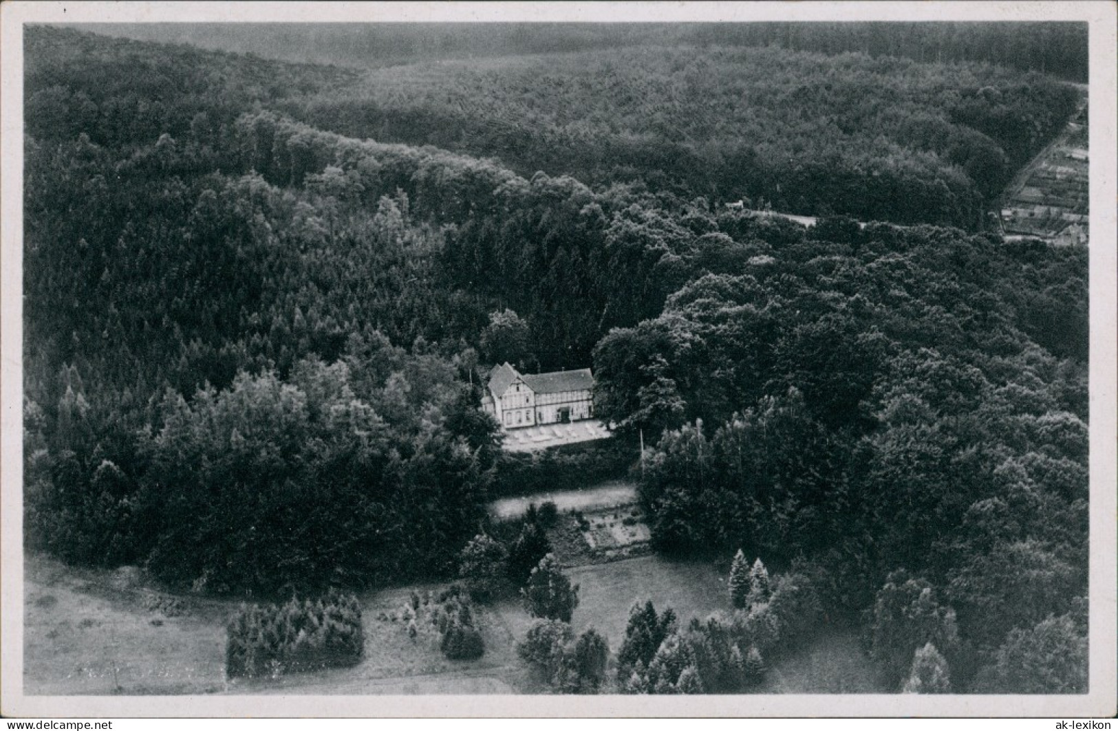 Ansichtskarte Alfeld (Leine) Luftbild Hotel Schlehberg 1941 - Alfeld