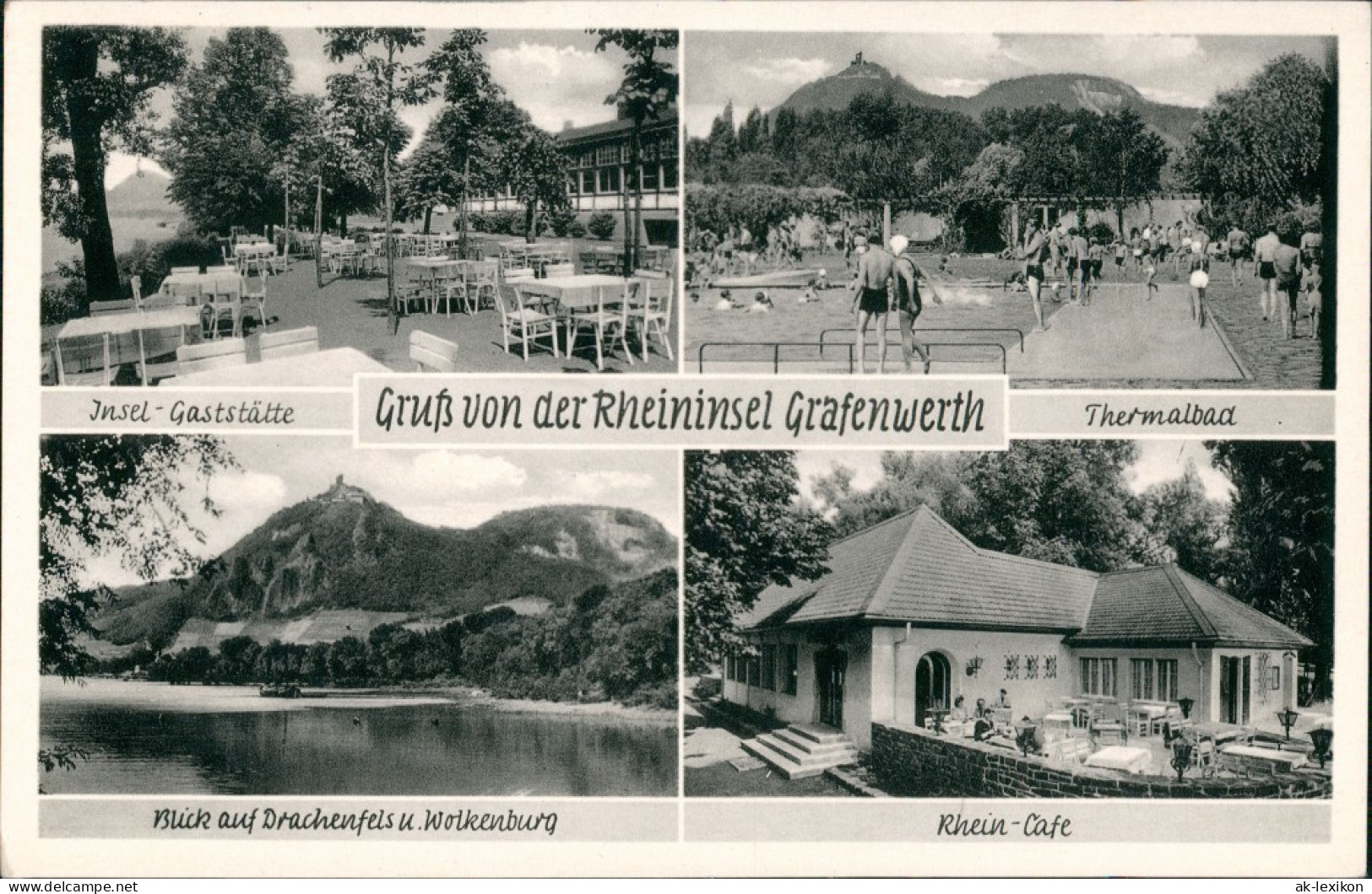 Ansichtskarte Bad Honnef Grafenwerth, Gaststätte, Bad 1973 - Bad Honnef