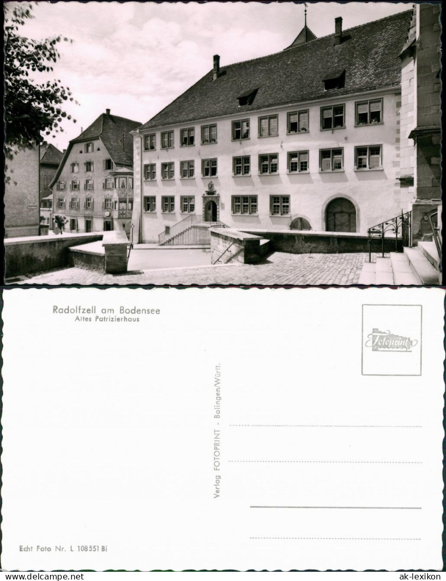 Ansichtskarte Radolfzell Am Bodensee Altes Patrizierhaus 1960 - Radolfzell