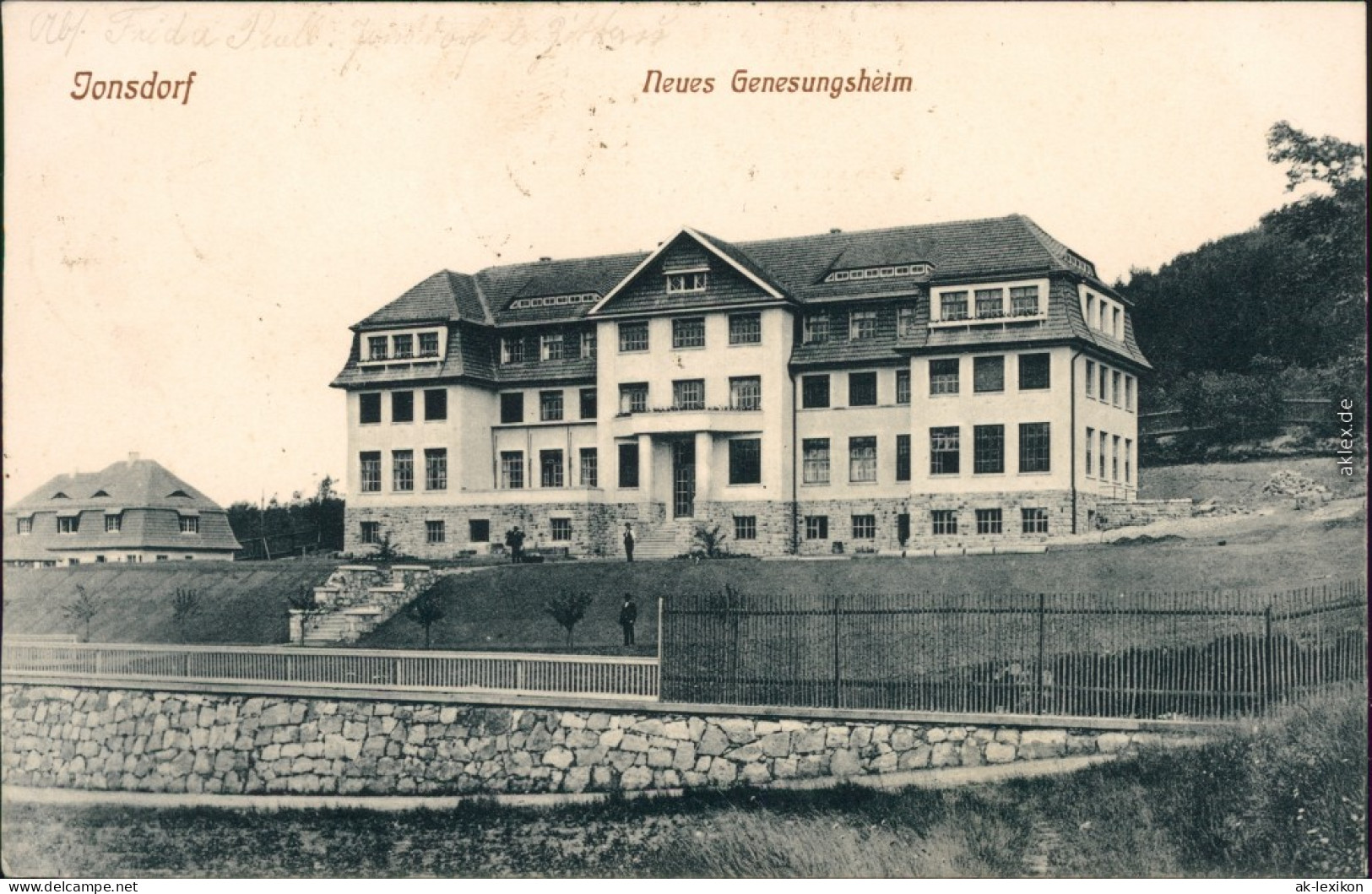 Ansichtskarte Jonsdorf Neues Genesungsheim 1918  - Jonsdorf
