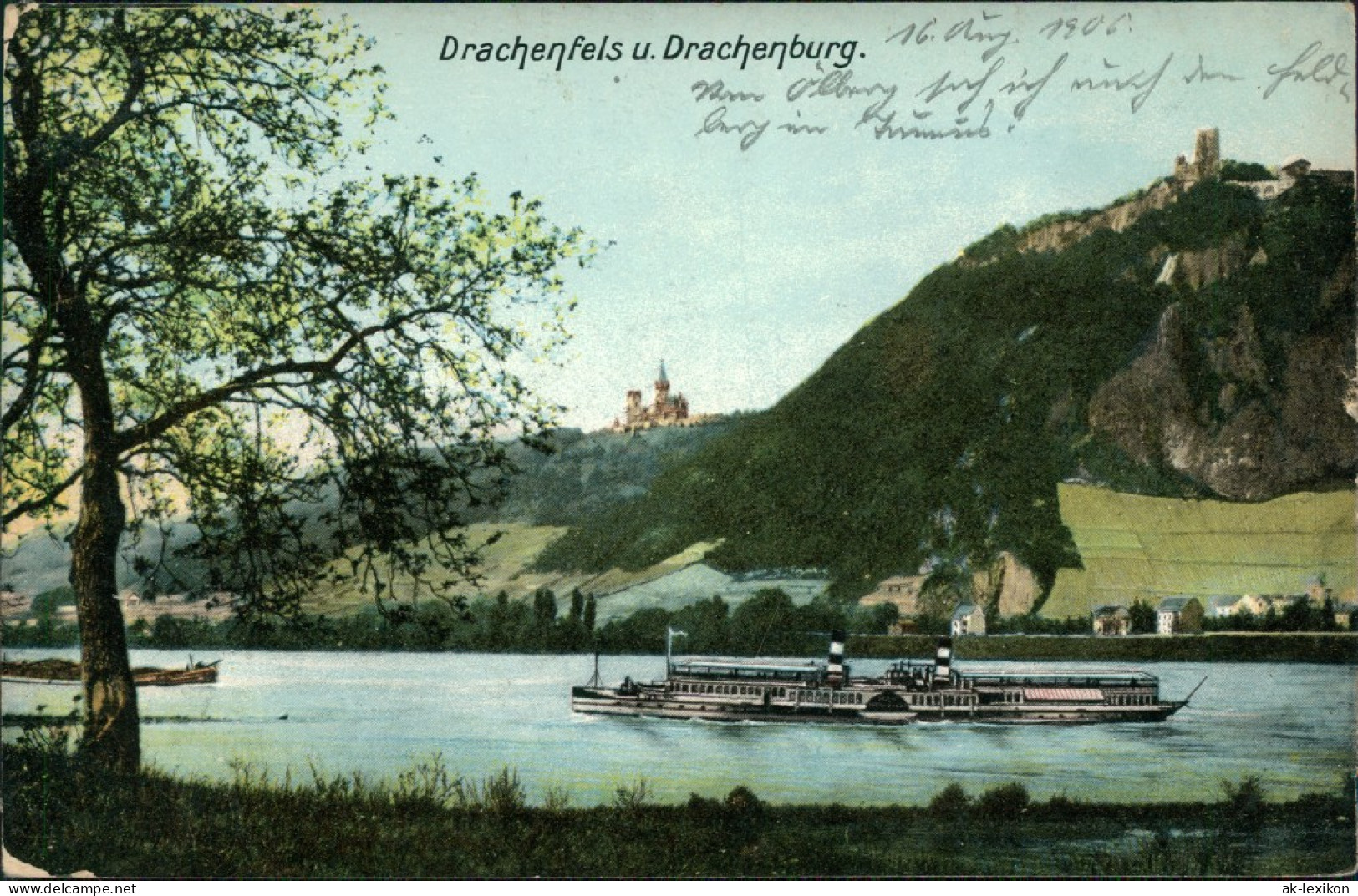 Ansichtskarte Bad Godesberg-Bonn Drachenfels Und Drachenburg 1906 - Bonn