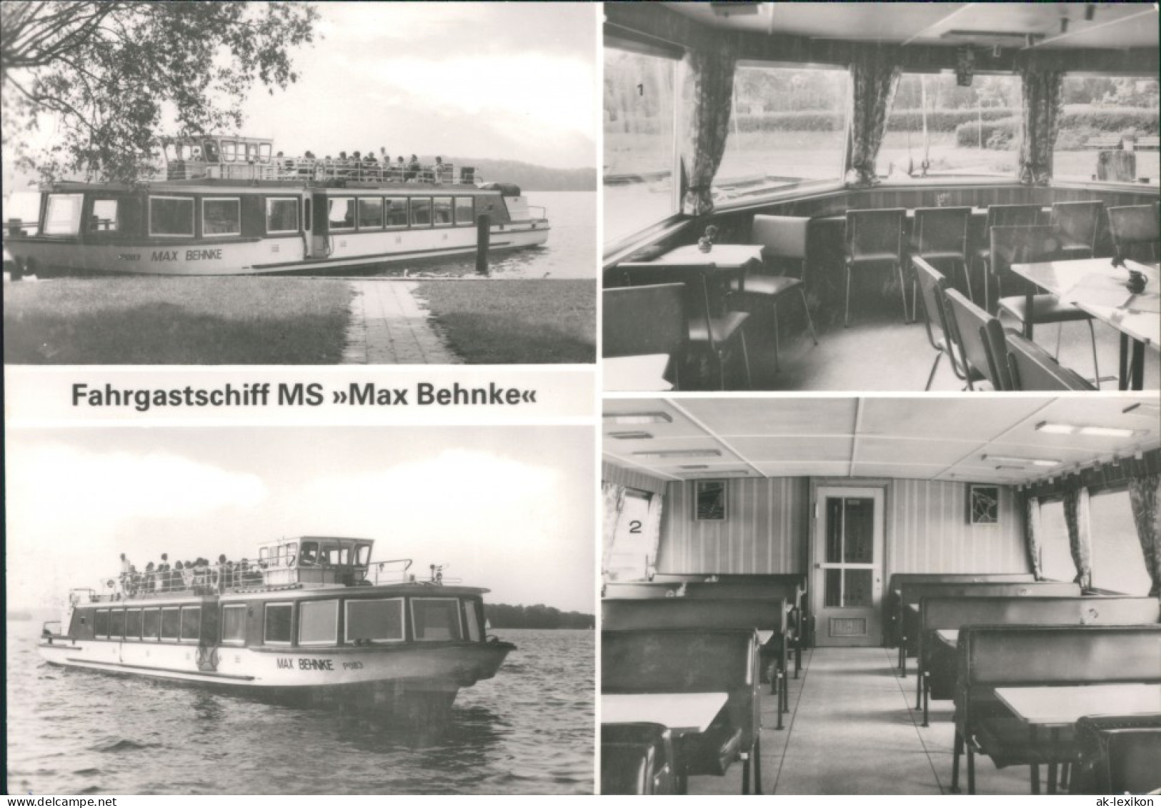 Bad Saarow Fahrgastschiff MS Max Behnke Walter Kranewitz G1984 - Bad Saarow