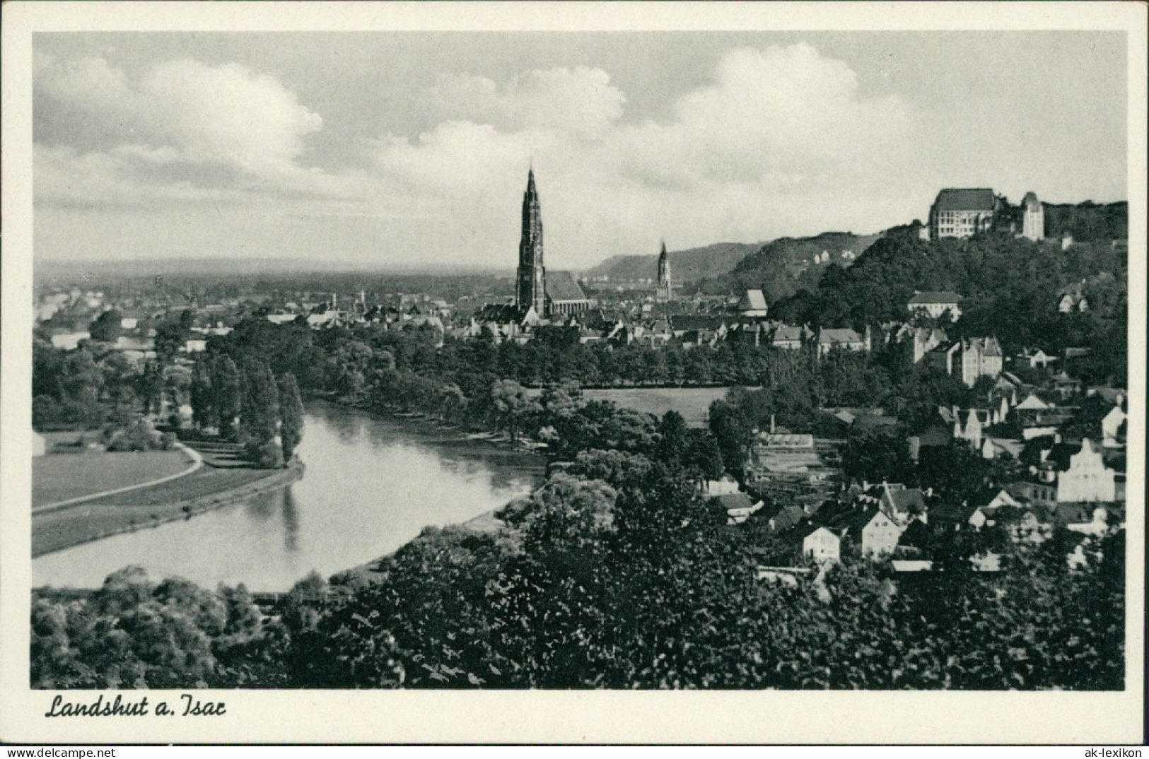 Ansichtskarte Landshut Blick Auf Die Stadt 1932 - Landshut