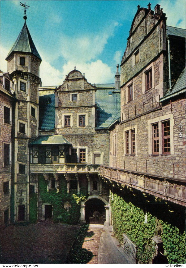 Ansichtskarte Bückeburg Fürstliches Schloss - Innenhof 1988 - Bückeburg