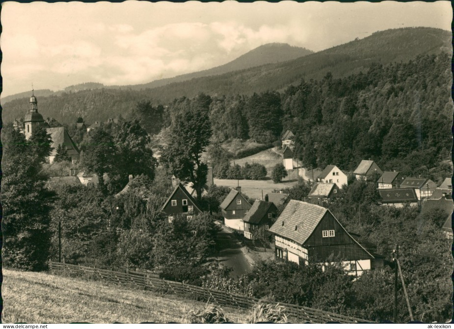 Ansichtskarte Jonsdorf Umland-Ansicht, Blick Zum Zittauer Gebirge 1963 - Jonsdorf