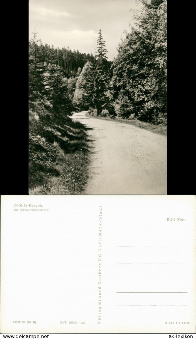 Ansichtskarte Zöblitz Im Schwarzwassertal 1965 - Zöblitz
