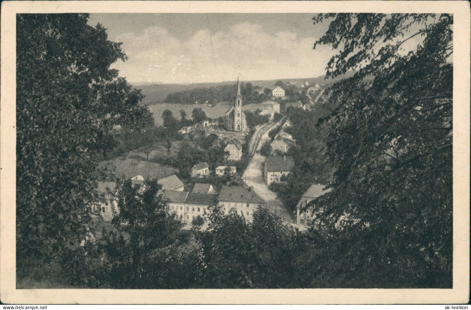 Berggießhübel-Bad Gottleuba-Berggießhübel Stadtteilansich  1930 - Bad Gottleuba-Berggiesshuebel