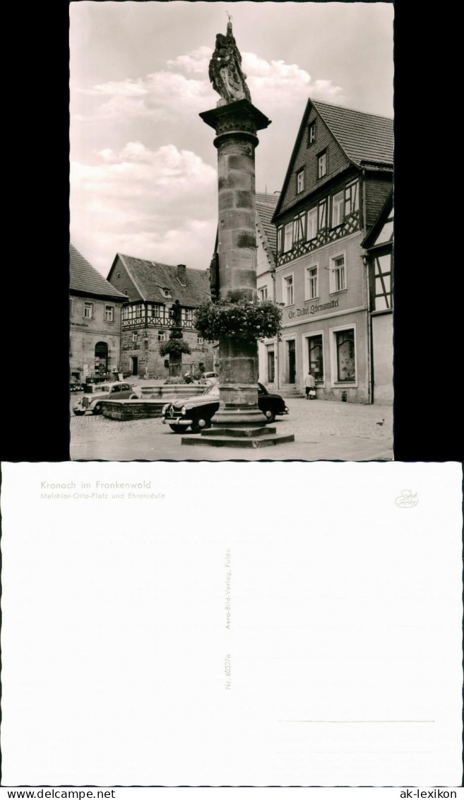 Ansichtskarte Kronach Melchior Otto-Platz, Auto 1964 - Kronach