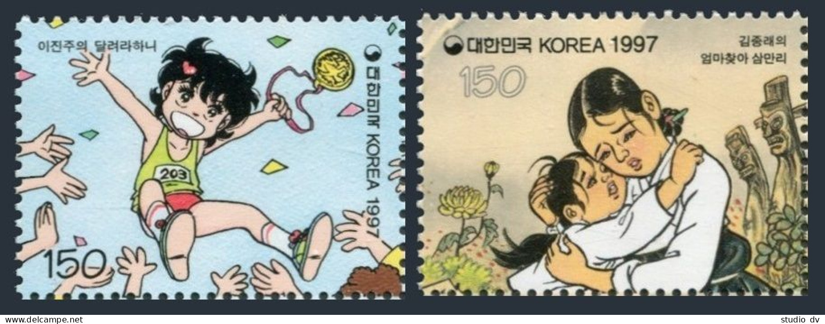 Korea South 1900-1901,1900a-1901a Sheets,MNH. Michel 1920-1921 Bl.635-635.Cartoons. - Corée Du Sud
