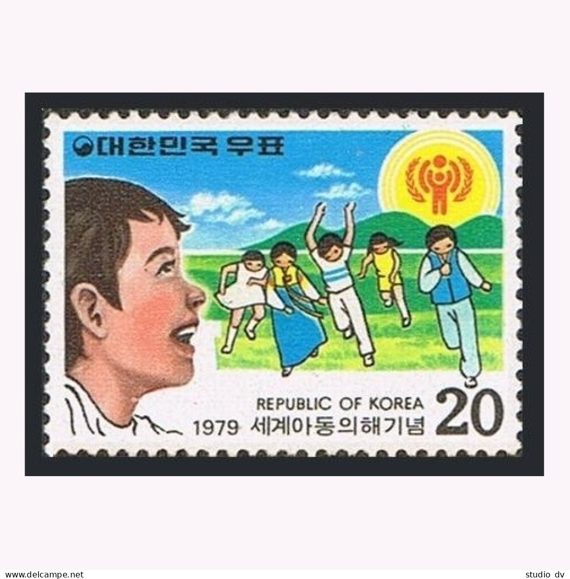 Korea South 1170,1170a Sheet,MNH.Michel 1158,Bl.433. Year Of Child IYC-1979. - Corea Del Sur