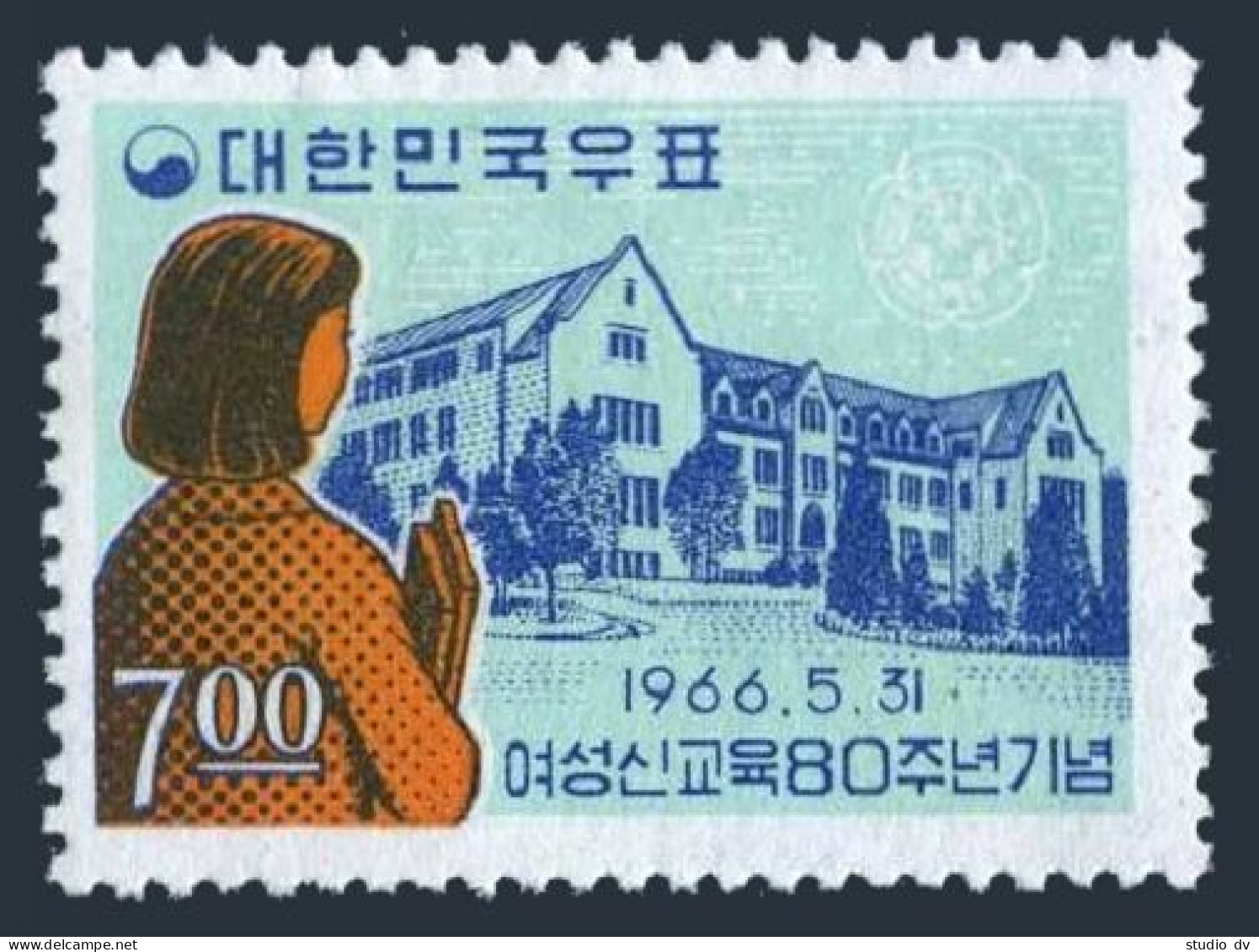 Korea South 512, MNH. Michel 530. Modern Education For Women. Ewha University, 1966. - Corée Du Sud