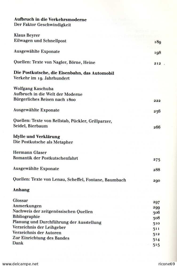 K. Beyrer (Hrsg.), Zeit Der Postkutschen. Drei Jahrhunderte Reisen 1600-1900  - Sonstige & Ohne Zuordnung