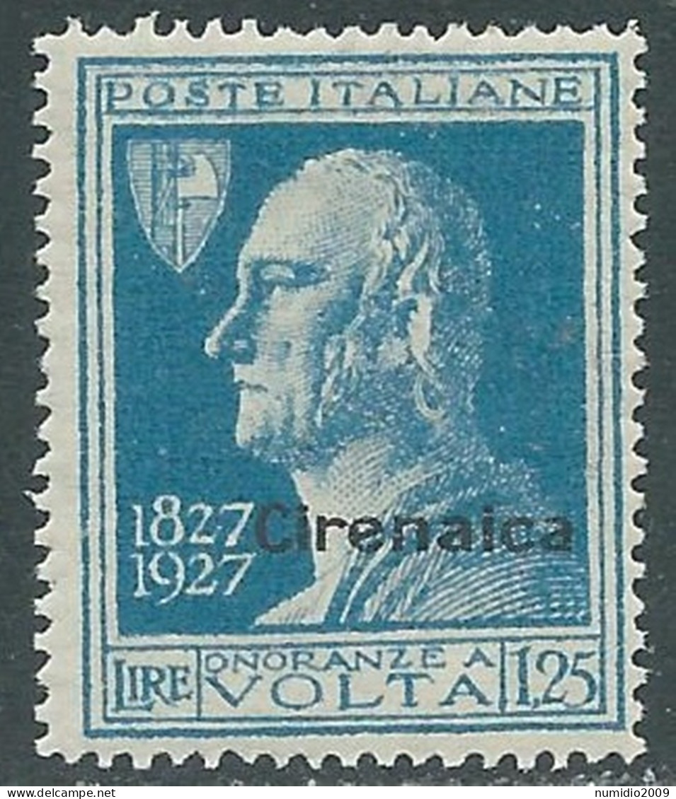 1927 CIRENAICA VOLTA 1,25 LIRE MNH ** - RA22 - Cirenaica