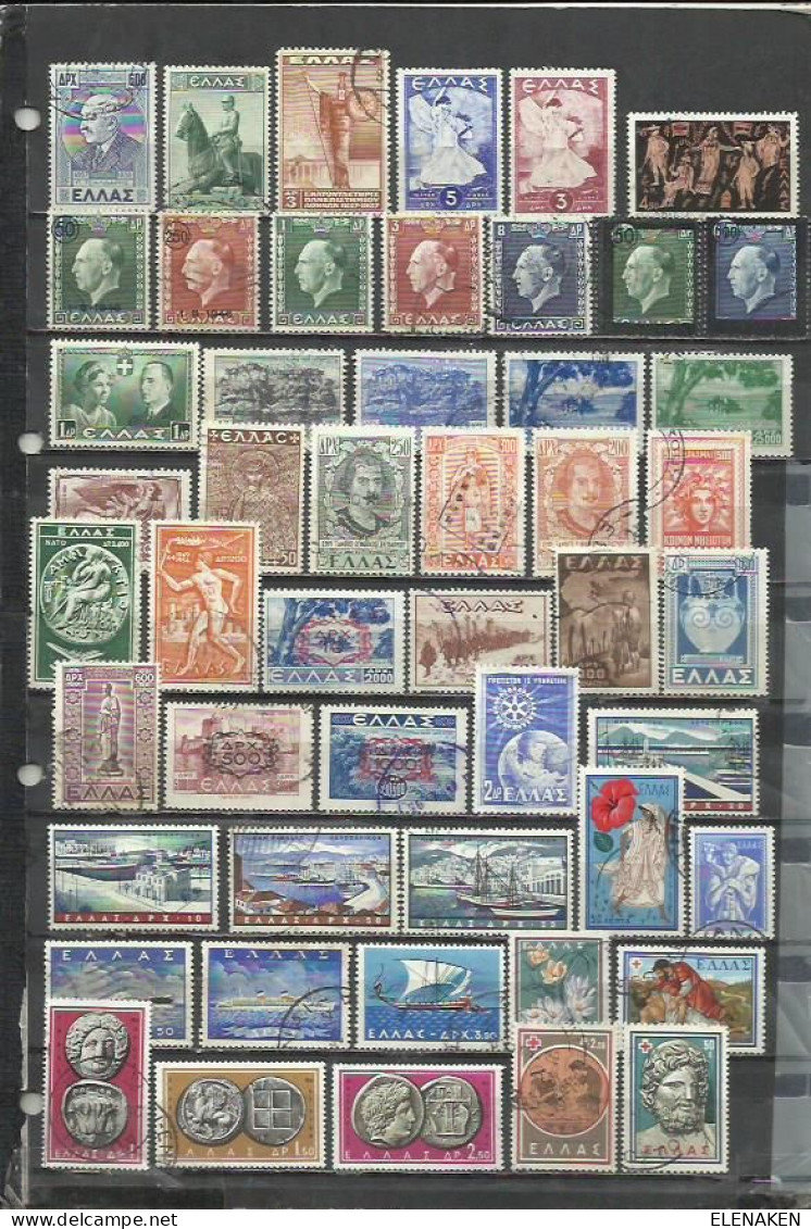 G900B-LOTE SELLOS ANTIGUOS GRECIA SIN TASAR,SIN REPETIDOS,ESCASOS. -GREECE STAMPS LOT WITHOUT PRICING WITHOUT REPEATED - Lotes & Colecciones