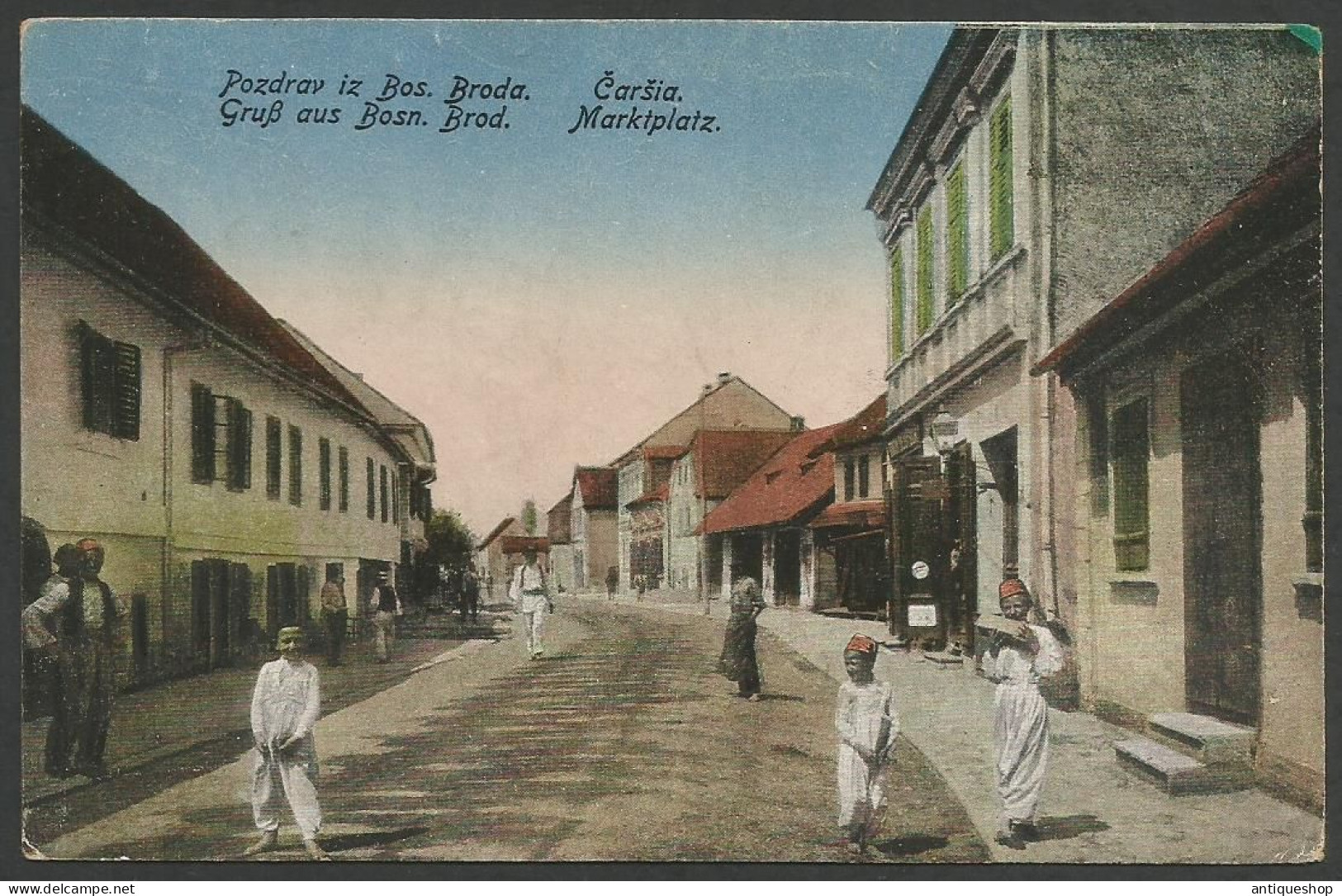 Bosnia And Herzegovina-----Bosanski Brod-----old Postcard - Bosnie-Herzegovine