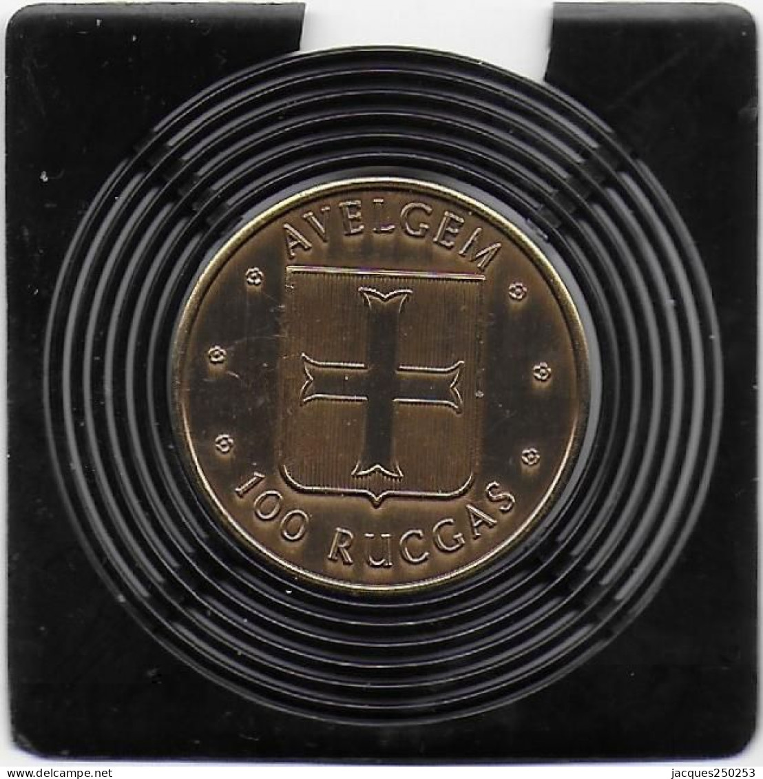 100 RUCGAS 1982 AVELGEM - Gemeentepenningen