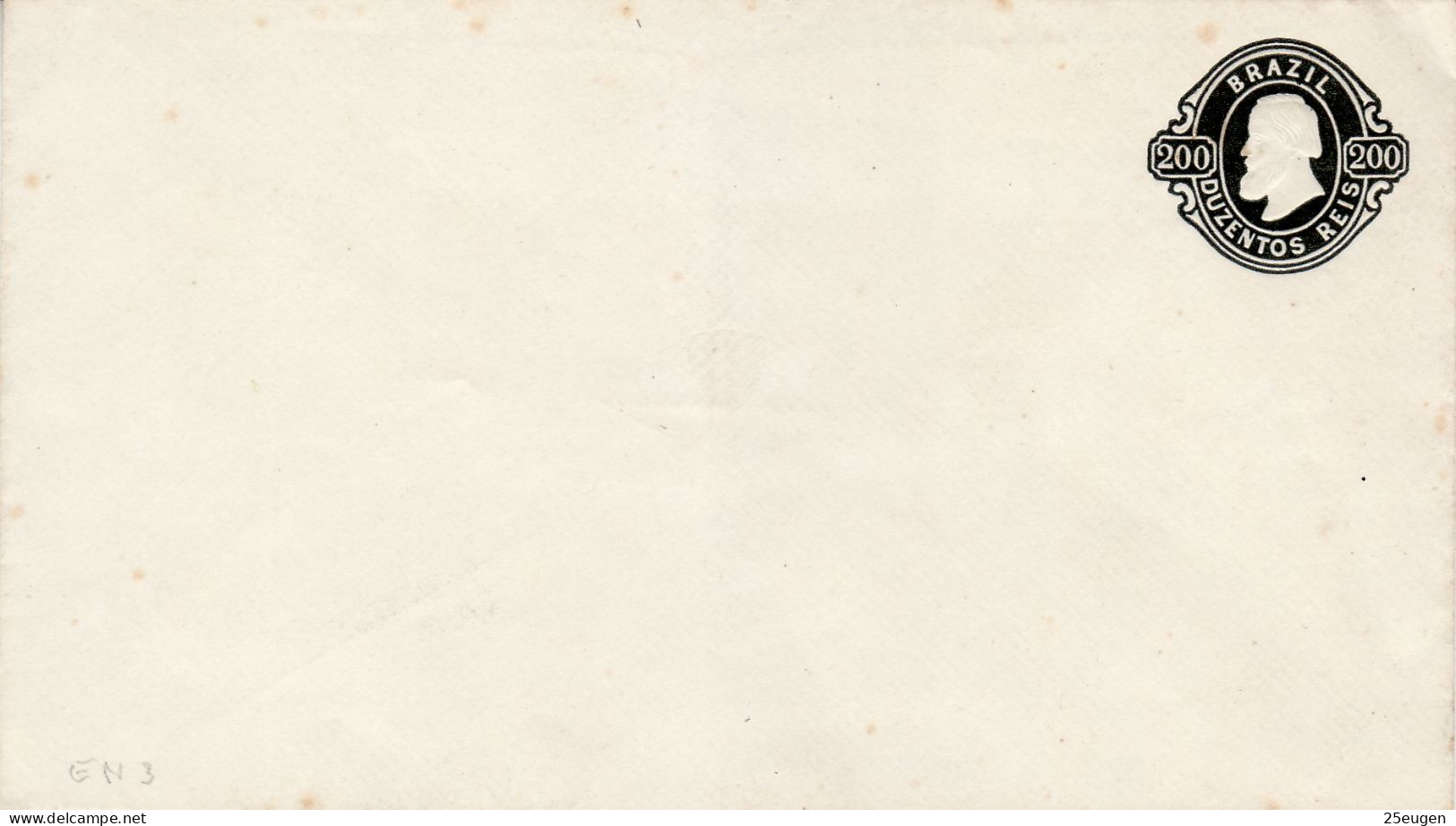 BRAZIL 1889  COVER UNUSED - Postal Stationery