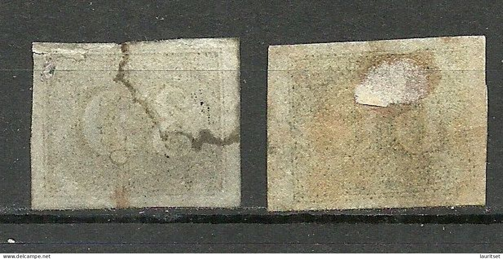 BRAZIL Brazilia 1849 Michel 13 - 14 O - Used Stamps