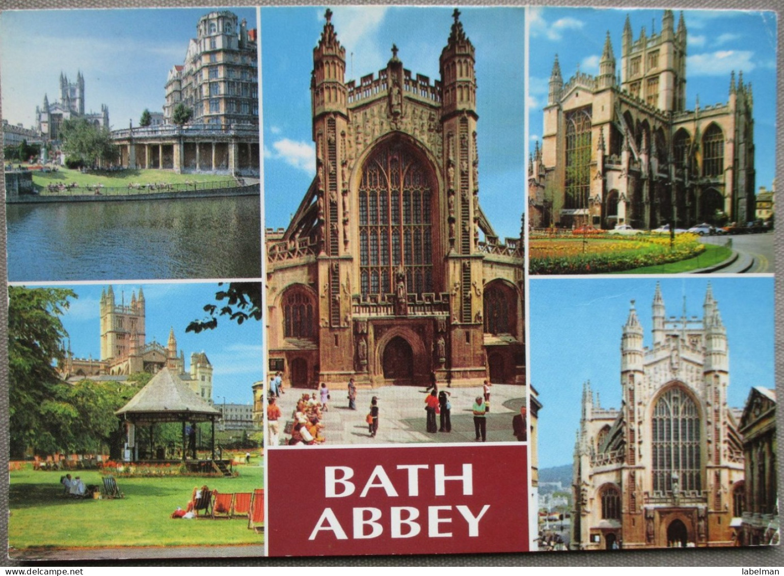 UK UNITED KINGDOM ENGLAND SOMERSET BATH ABBEY AVON KARTE CARD CARTOLINA POSTKARTE POSTCARD ANSICHTSKARTE CARTE POSTALE - Bath