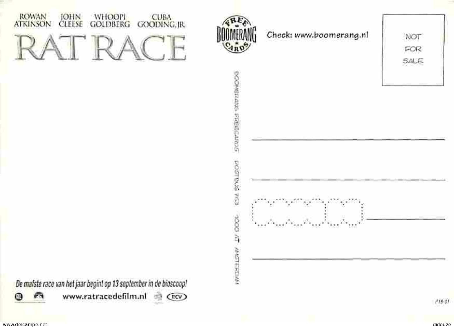 Cinema - Affiche De Film - Rat Race - Carte Neuve - CPM - Voir Scans Recto-Verso - Affiches Sur Carte