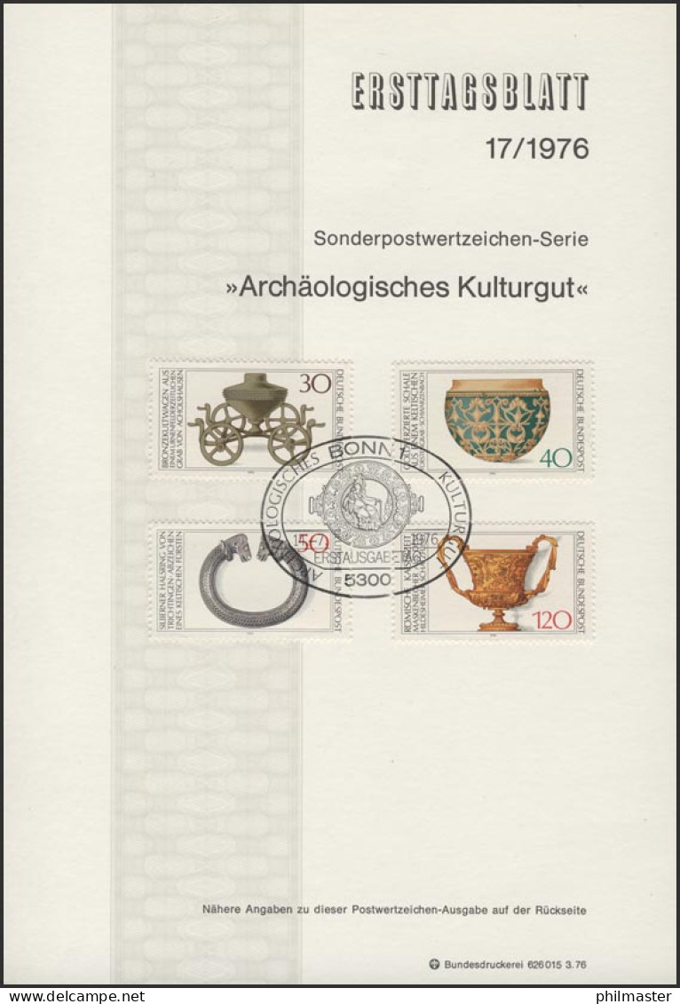 ETB 17/1976 Archäologisches Kulturgut - 1974-1980