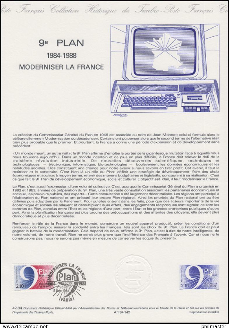 Collection Historique: Modernisierung Moderniser La France 1984-1988, 8.12.1984 - Informatik