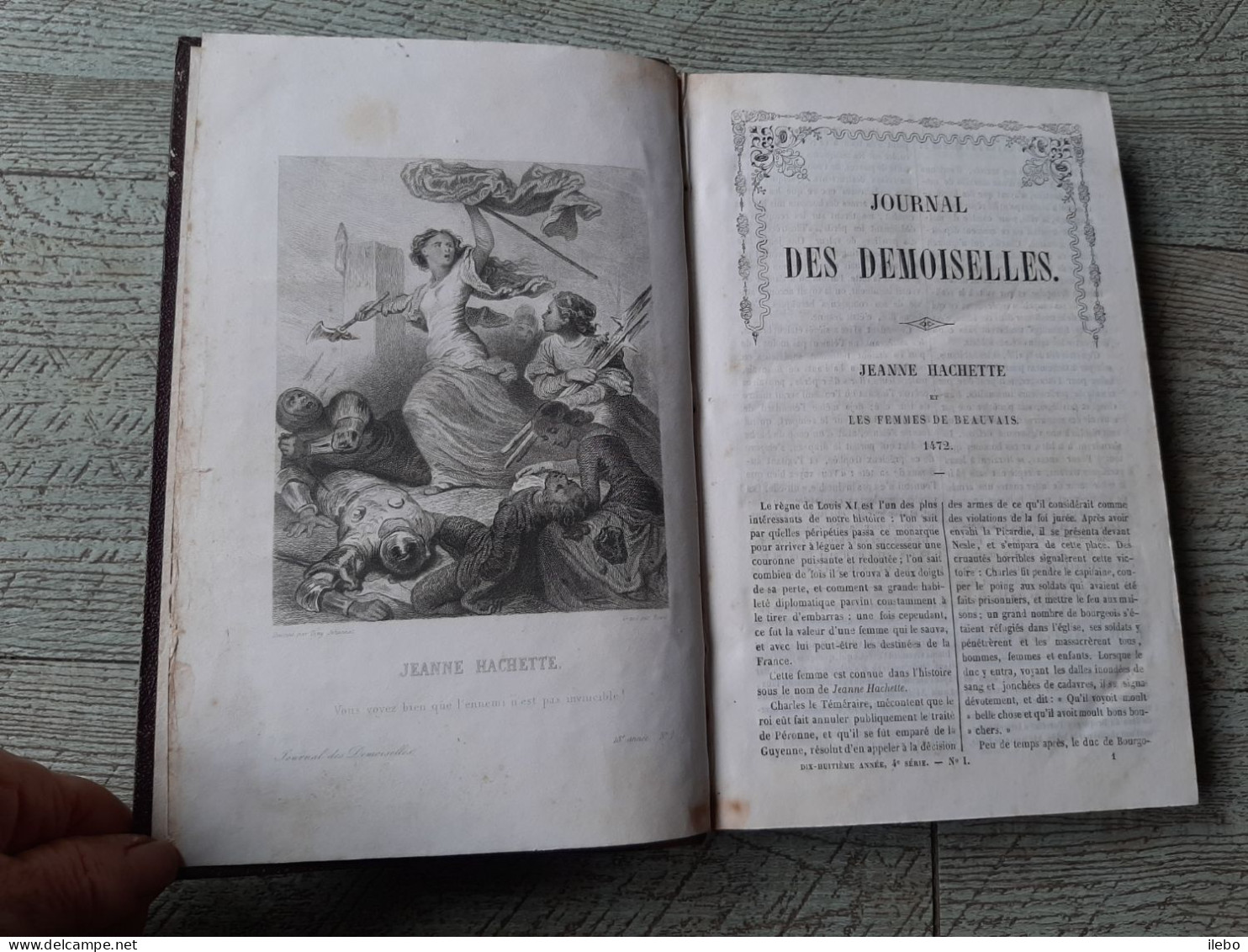 Journal Des Demoiselles 1850 Gravures De Mode Rébus Romans - Mode