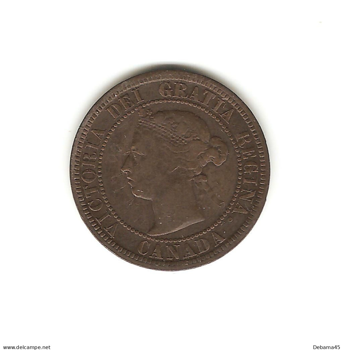 619/ Canada : Victoria : 1 Cent 1882 H - Canada