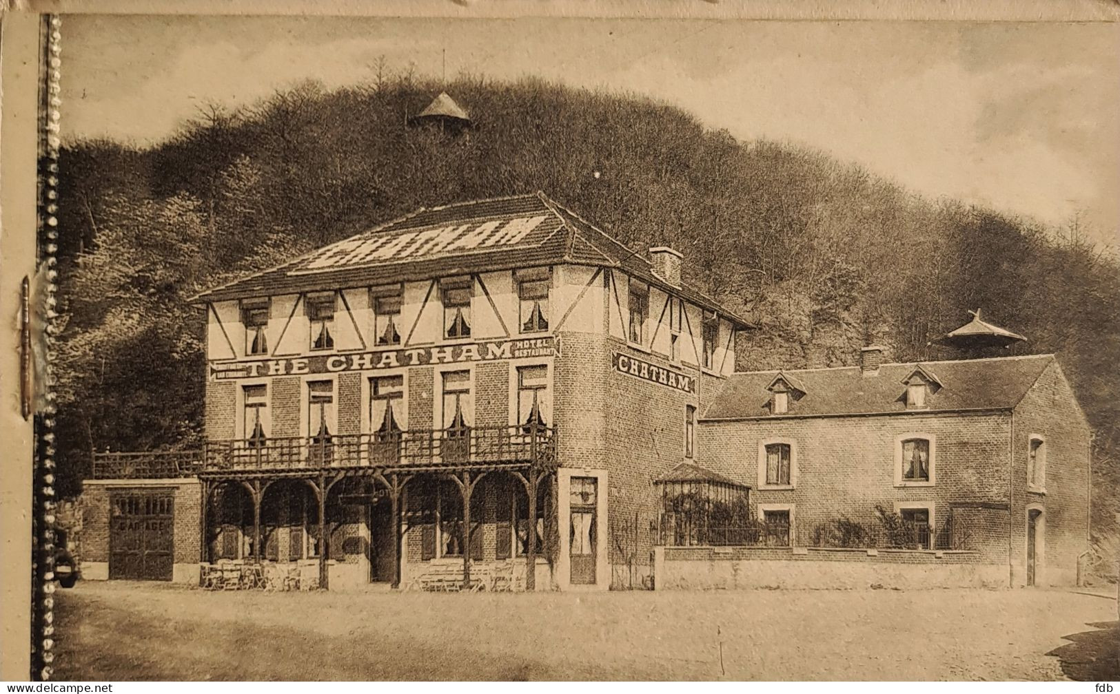 Tailfer Sur Meuse - Lustin - Livret De 5 Cartes - The Chatham - Hôtel Et Restaurant - Profondeville