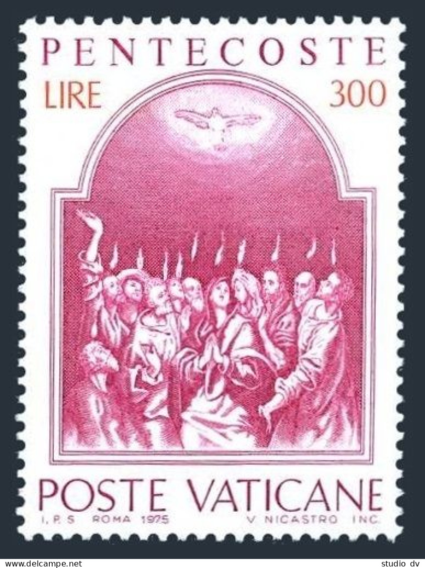 Vatican 572, MNH. Michel 663. Pentecost, By El Greco. 1975. - Neufs