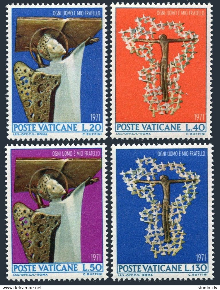 Vatican 500-503,  MNH.Michel 577-580. IYARD-1971. Sculptures By Corrado Ruffini. - Nuevos