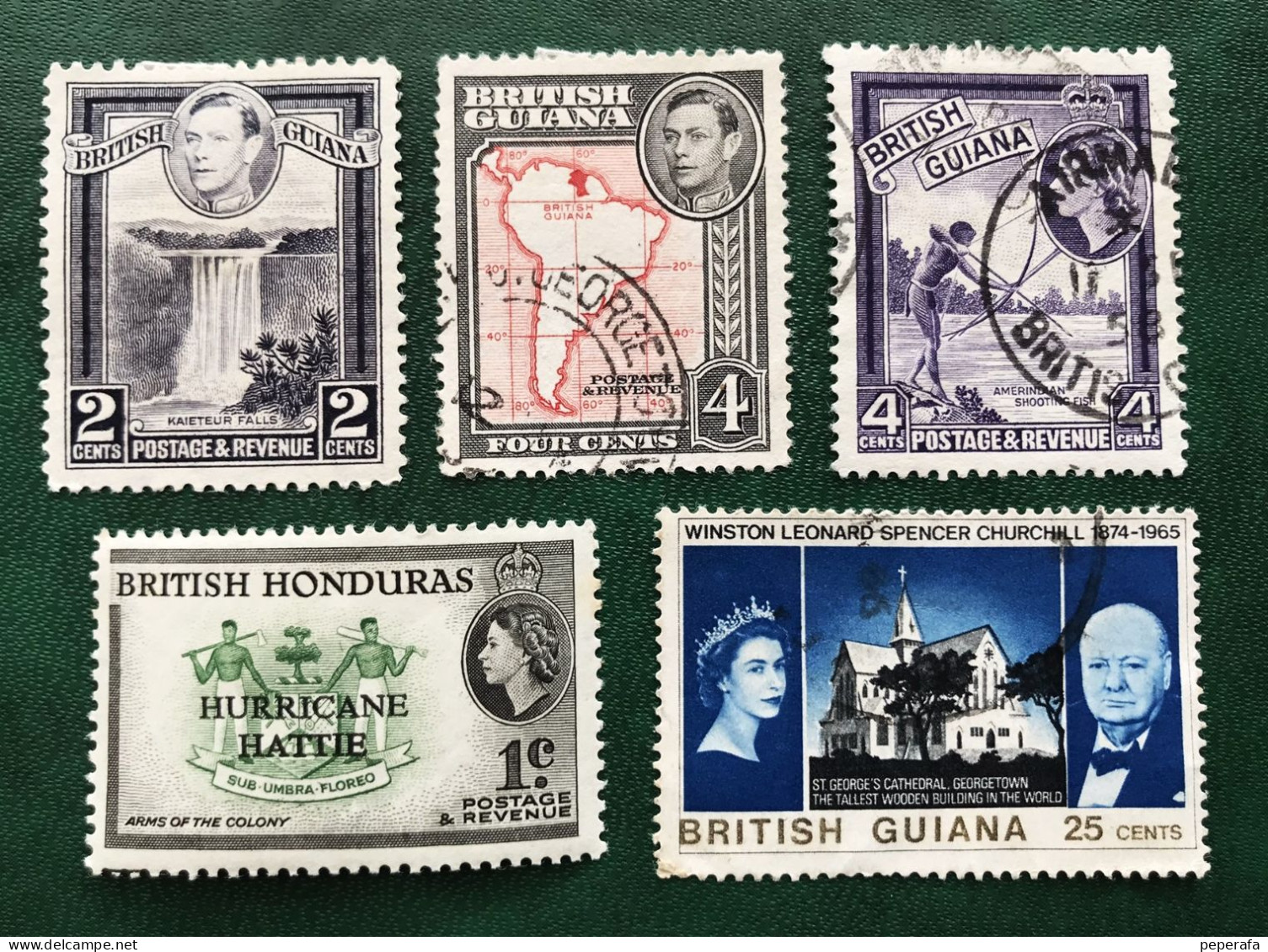 BRITISH GUIANA 1938 - 1952 (lote 3) - British Guiana (...-1966)