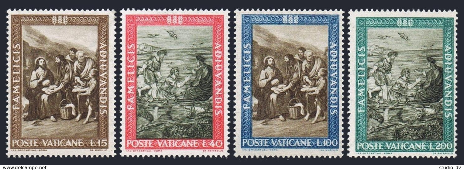 Vatican 356-359, MNH. Michel 423-426.FAO Freedom From Hunger Campaign, 1963. Raphael - Unused Stamps