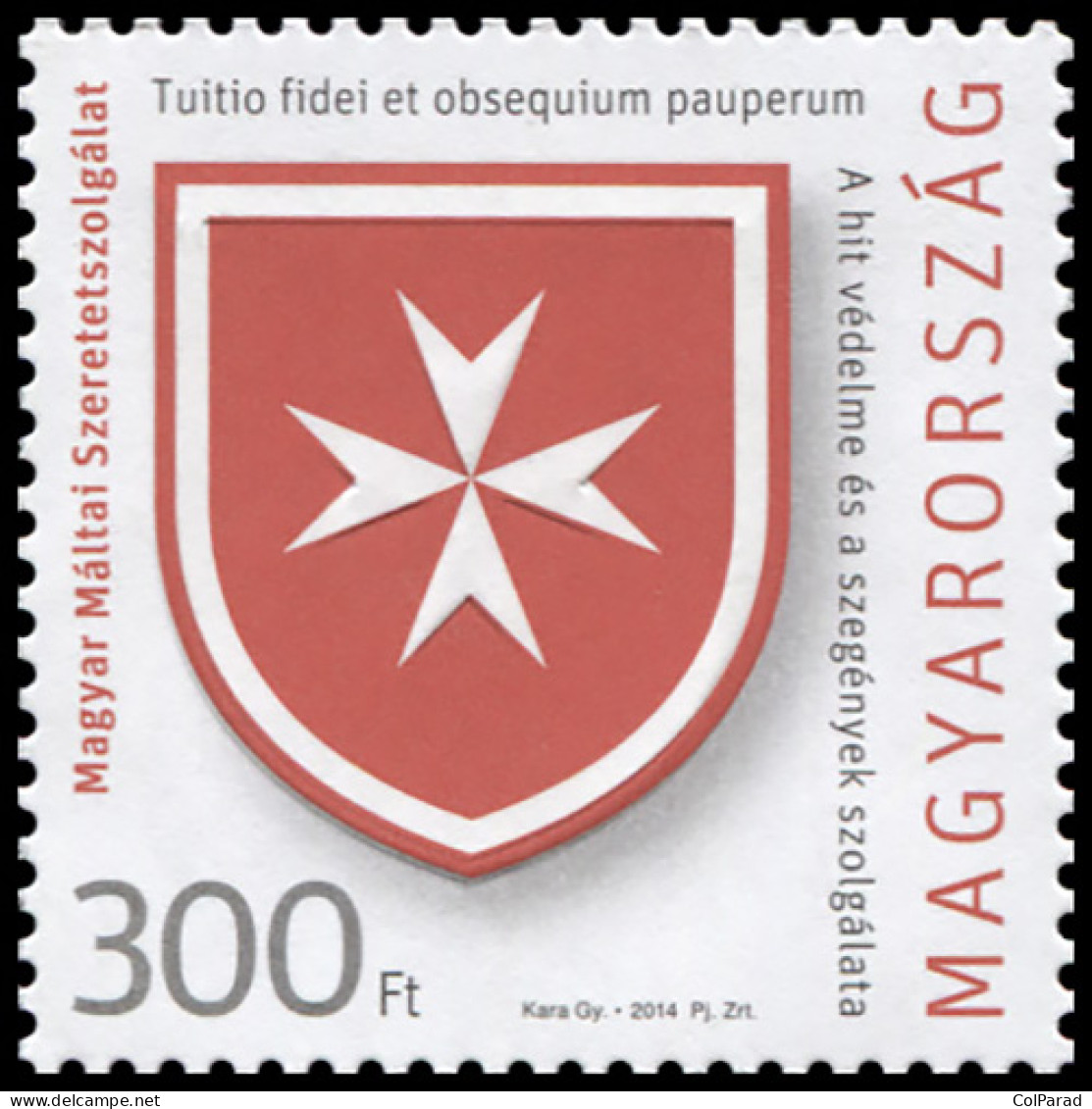 HUNGARY - 2014 - STAMP MNH ** - Hungarian Maltese Charity Service - Ongebruikt