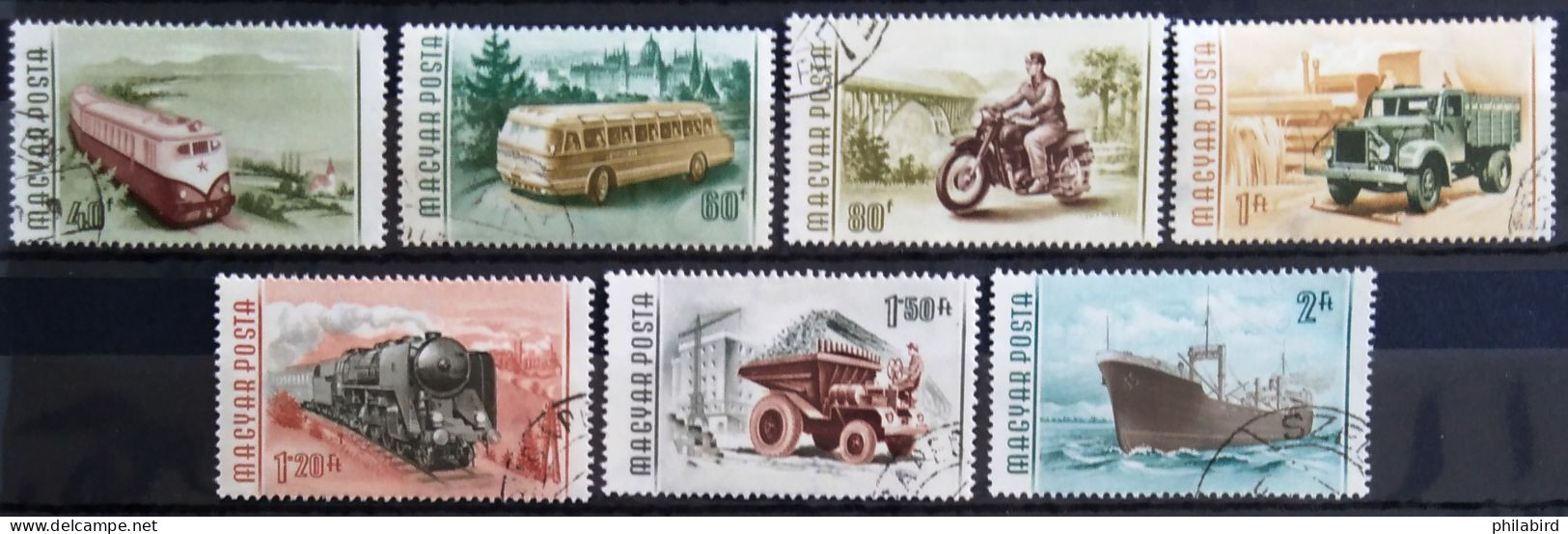 HONGRIE                       N° 1183/1189                       OBLITERE - Used Stamps