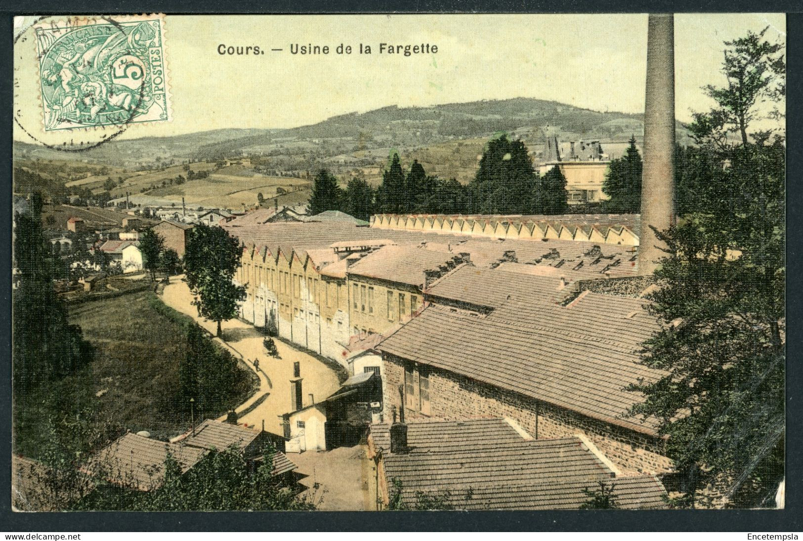 CPA - Carte Postale - France - Cours - Usine De La Fargette (CP24457OK) - Cours-la-Ville