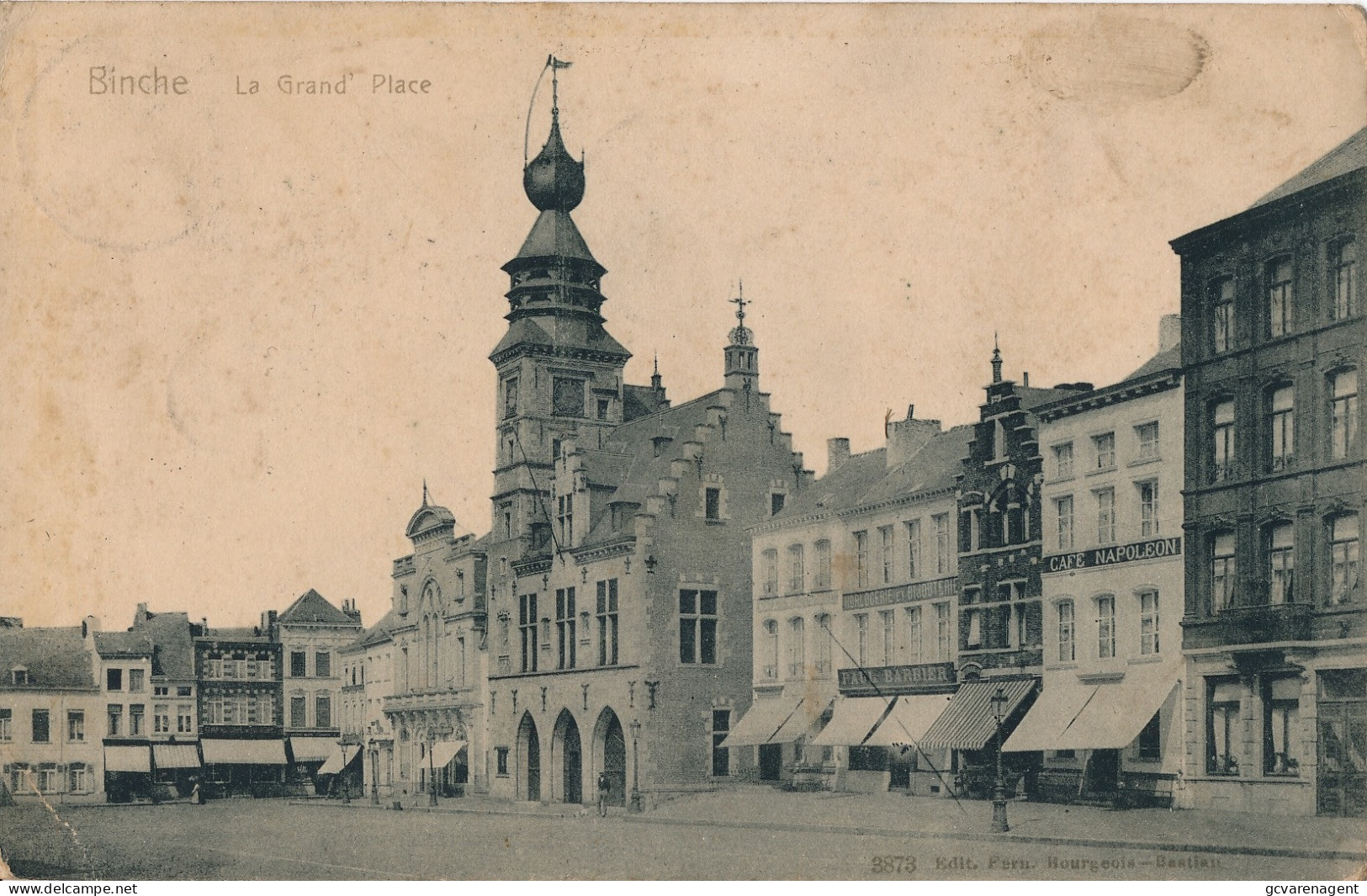 BINCHE    LA GRAND'PLACE                       2 SCANS - Binche