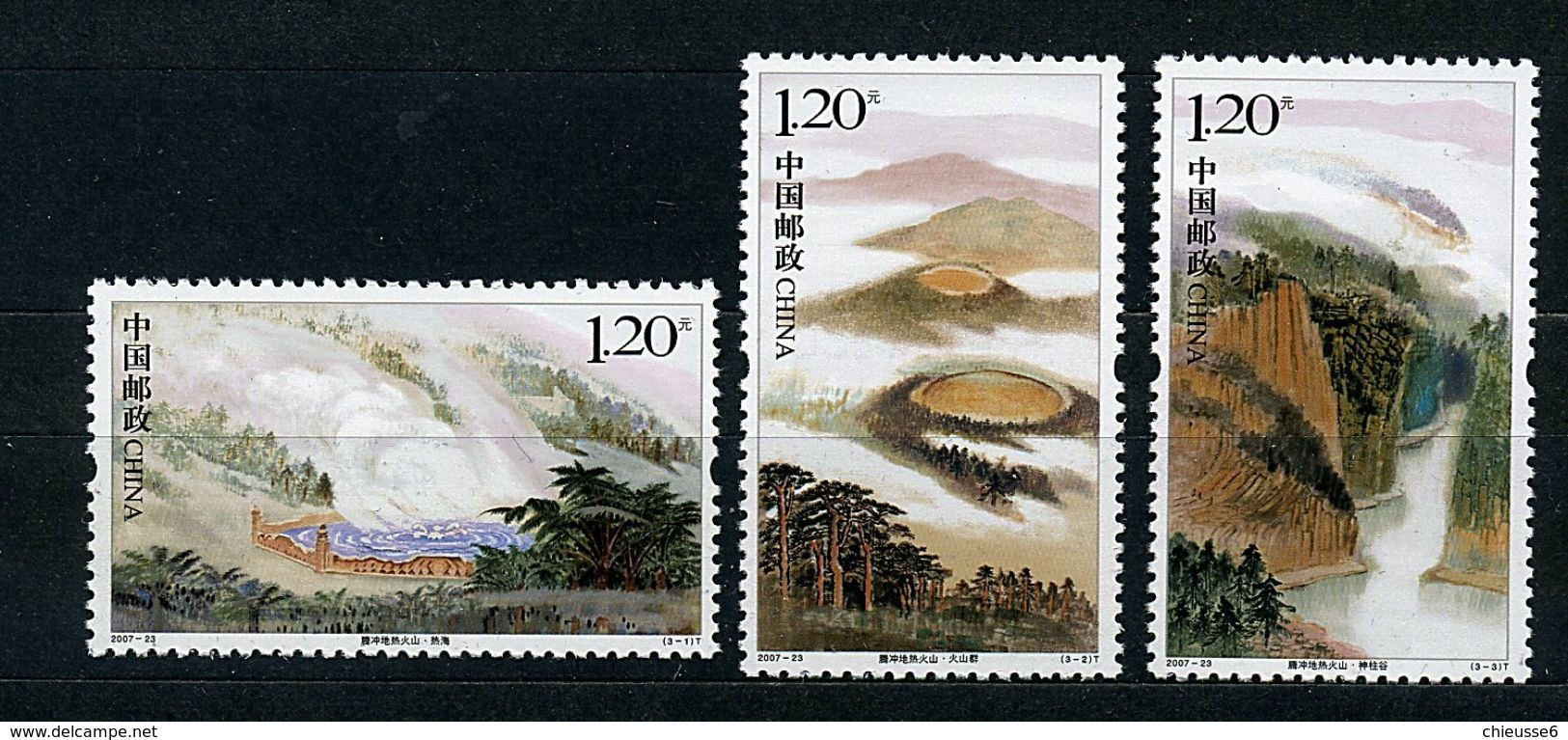 Chine ** N° 4483 à 4485 - Volcans Géothermiques Tengchong - Unused Stamps