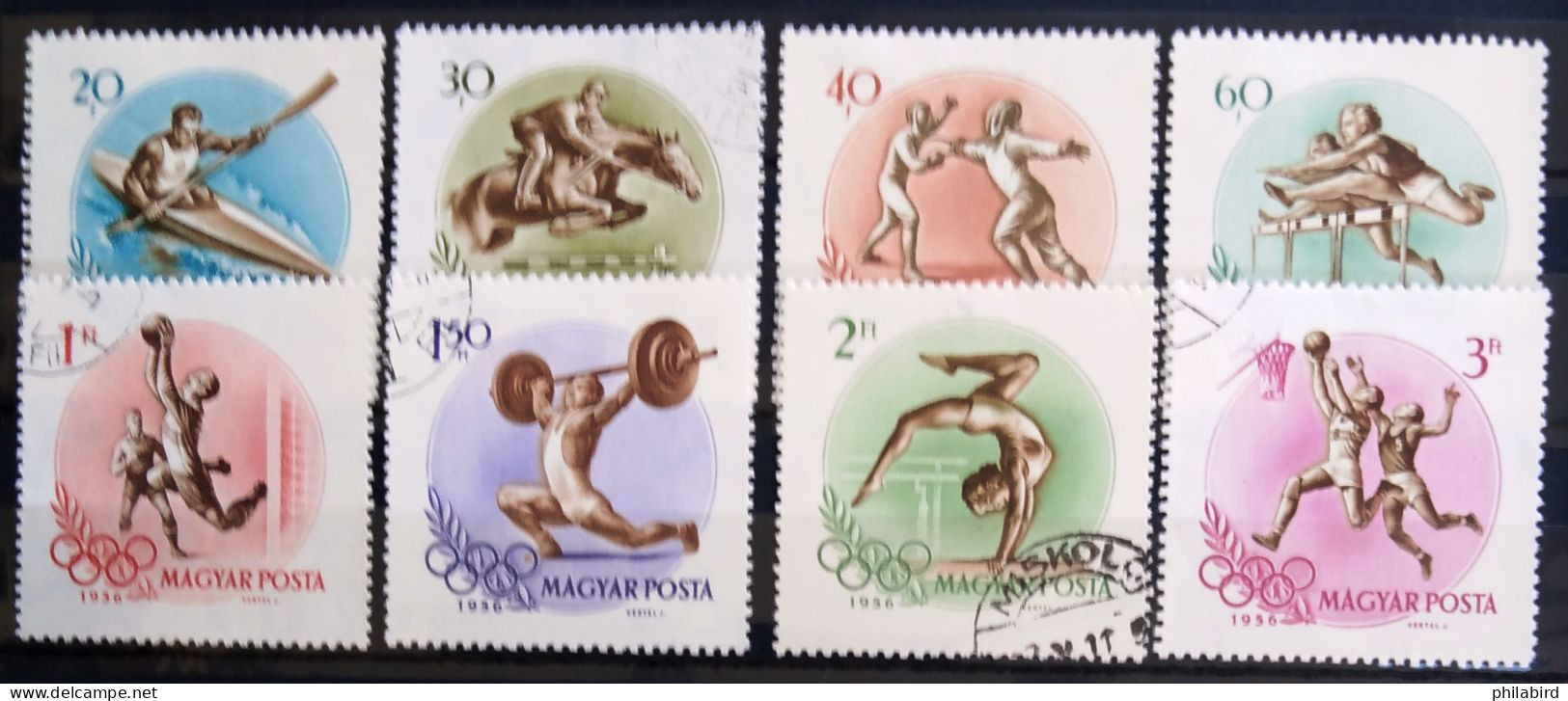 HONGRIE                       N° 1202/1209                        OBLITERE - Used Stamps